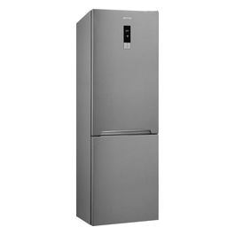 Smeg FC18DN4AX Frigorifero Combinato a Libera Installazione Estetica Universale Capacita' 324 Litri Classe energetica D (A+++) No Frost Display Touch Inox