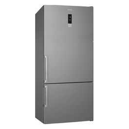 Smeg FC84EN4HX Frigorifero Combinato a Libera Installazione Estetica Universale Capacita' 564 Litri Total No Frost Classe energetica E (A++) Inox