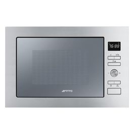 Smeg FMI425S Forno a Microonde Multifunzione da Incasso Estetica Selezione Capacita' 25 Litri Classe energetica  5 Programmi   60 cm Acciaio Inox