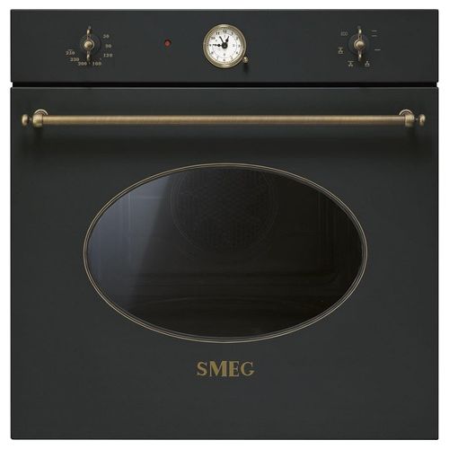 SF800AO Forno Elettrico da incasso Ventilato Estetica Coloniale Capacita' 70 Litri Classe energetica A-10% 6 Funzioni 60 cm Antracite