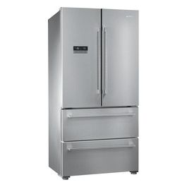 Smeg FQ55FXDF Estetica Universale Frigorifero Side by Side 2 Cassetti Capacità 539 Litri Classe energetica F 182,5 cm Inox Look