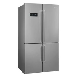 Smeg FQ60XDAIF Estetica Universale Frigorifero Side by Side 4 Porte Capacità 572 Litri Classe energetica F 182 cm Total No Frost Display LCD Inox Look