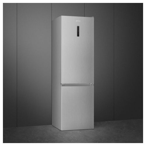 Smeg, Frigorifero Combinato Libera Installazione, 331 L, Acciaio Inox, RC20XDNC