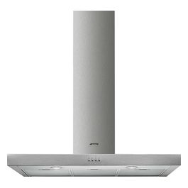 KATE900EX Cappa a Parete Aspirante Estetica Universale Classe energetica C 3 Velocita' Illuminazione LED 90 cm Acciaio Inox