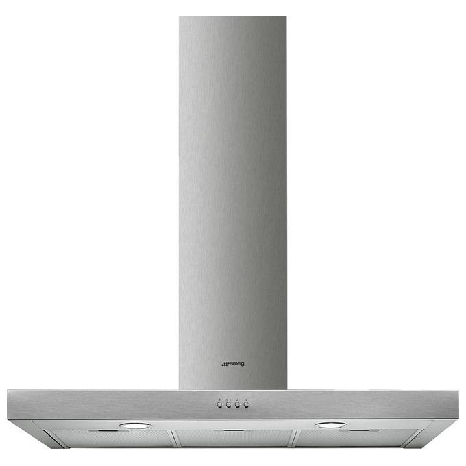 Smeg KATE900EX Cappa a Parete Aspirante Estetica Universale Classe energetica C 3 Velocita' Illuminazione LED 90 cm Acciaio Inox