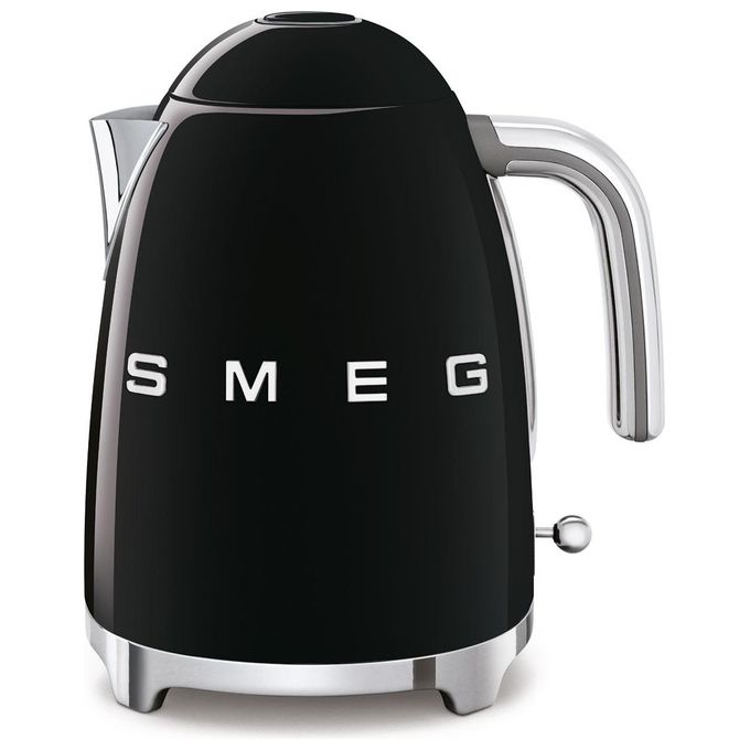 Image of Smeg KLF03BLEU Estetica 50's Style Bollitore Elettrico Capacita' 1,7 Litri 7 Tazze Potenza 2400 W Nero