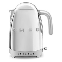 KLF04SSEU Estetica 50's Style Bollitore Elettrico a Temperatura Variabile Capacita' 1,7 Litri 7 Tazze Potenza 2400 W Acciaio Inox
