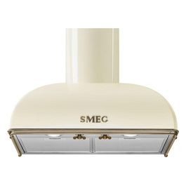 KS59POE2 Estetica Coloniale Cappa a Parete Aspirante Classe energetica A 3 Velocità + Intensiva 820 m3/h Illuminazione LED 60 cm Panna