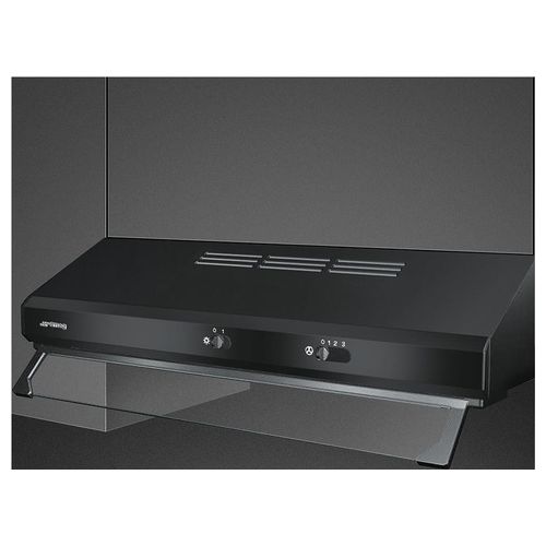KSEC61NE3 Cappa Cucina Filtrante Sottopensile Incasso Larghezza 60 cm Profondità 49 cm Classe C colore Nero