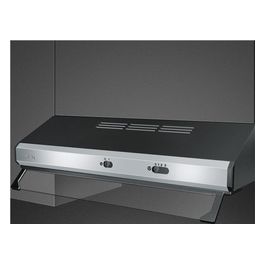 KSEC61XE3 Cappa Cucina Filtrante Sottopensile Incasso Larghezza 60 cm Profondità 49 cm Classe C colore Nero / Inox