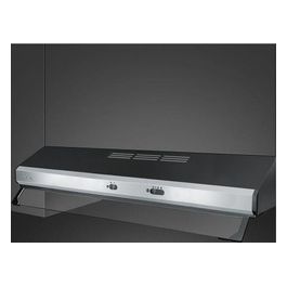 Smeg KSEC91XE2 Cappa da Incasso a Vista Aspirante Estetica Universale Classe energetica D 3 Velocita' Illuminazione LED 90 cm Acciaio Inox