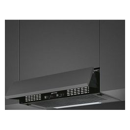 Smeg KSEIR62NE2 Cappa da Incasso a Vista Aspirante Estetica Universale Classe energetica D 3 Velocita' Illuminazione LED 60 cm Nero