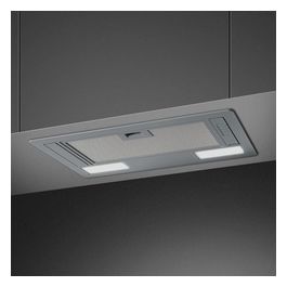 KSG52HE Cappa da Incasso a Gruppo Aspirante Estetica Universale Classe energetica D 3 Velocita' Illuminazione LED 54 cm Silver