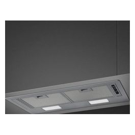 Smeg KSG70E Cappa da Incasso a Gruppo Aspirante Estetica Universale Classe energetica C 3 Velocita' Illuminazione LED 73 cm Silver