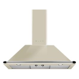 KT90PE Cappa a Parete Aspirante Estetica Victoria Classe energetica A 3 Velocita' Illuminazione LED Velocita' Intensiva 90 cm Panna