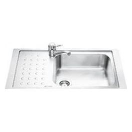 Lavello da incasso in acciaio inox AISI304 satinato 90cm Serie Stilla