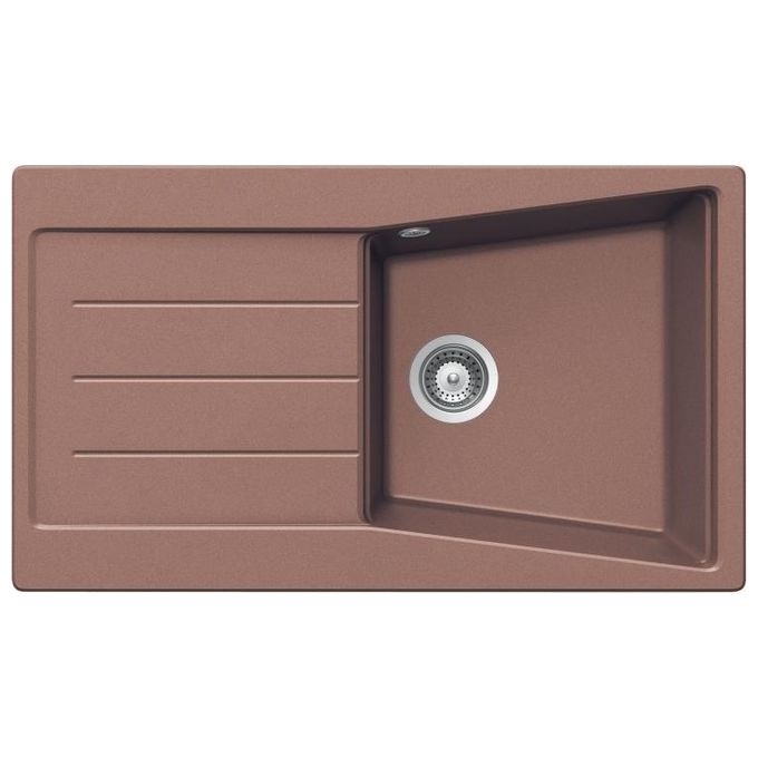 Smeg Lavello sintetico da incasso rame 86cm Serie CRISTALITE