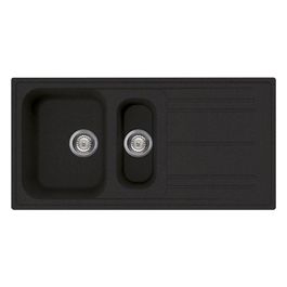 LZ102A2 Lavello Sintetico da Incasso Standard Estetica Universale 1 Vasca 1/2 + Gocciolatoio Reversibile 100 cm Antracite