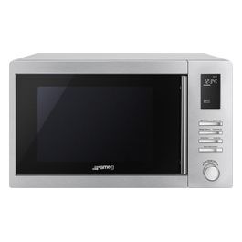 Smeg MOE25X Forno a Microonde con Grill Estetica Universale Capacita' 25 Litri Classe energetica  6 Programmi  51 cm Acciaio Inox