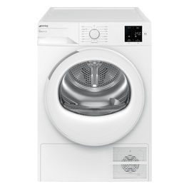 DRC08EE – Asciugatrice a pompa di calore, 8 kg, Classe E, 15 programmi, profondità Slim, Bianco