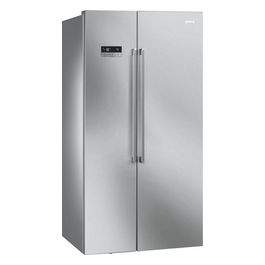 Smeg SBS63XDF Estetica Universale Frigorifero Side by Side Capacità 580 Litri Classe energetica F 179 cm Inox Look