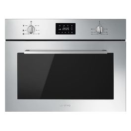 SMEG SF4400MCX Estetica Selezione Forno Elettrico Microonde Compatto da Incasso Capacita' 32 Litri Classe energetica 6 Programmi 45 cm Acciaio Inox