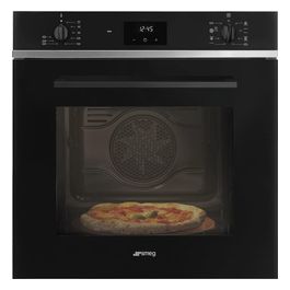 Smeg SF6400PZB Forno da Incasso Multifunzione Elettrico Termoventilato 65 Litri Classe A Nero Funzione Pizza