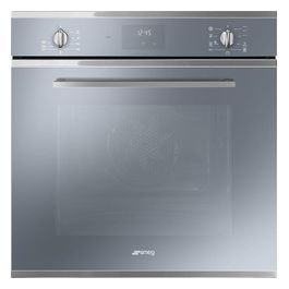 SMEG SF6400TVS Estetica Selezione Forno Elettrico Multifunzione da Incasso Capacita' 70 Litri Classe energetica A 8 Programmi Vapor Clean 60 cm Silver