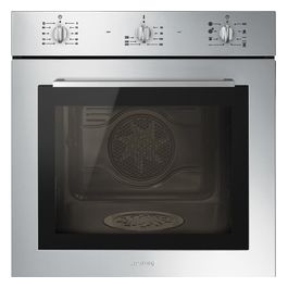 SMEG SF64M3DX Estetica Selezione Forno Elettrico Multifunzione da Incasso a Vapore Capacita' 63 Litri Classe energetica A 9 Programmi 60 cm Acciaio Inox