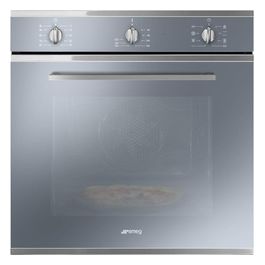 SMEG SF64M3PZS Estetica Selezione Forno Elettrico Multifunzione da Incasso Capacita' 65 Litri Classe energetica A 8 Programmi 60 cm Silver