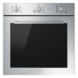 Smeg SF64M3TVX Forno Elettrico da Incasso Termoventilato Vapor Clean Capacita' 70 Litri 8 Funzioni Classe energetica A 60 cm Inox Antimpronta