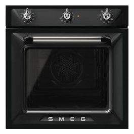 Smeg SF6905N1 Forno Elettrico Multifunzione da Incasso Estetica Victoria Capacita' 70 Litri Classe energetica A 8 Programmi Vapor Clean 60 cm Nero