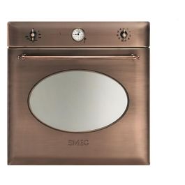 Smeg SF855RA Forno Elettrico Multifunzione da Incasso Estetica Coloniale Capacita' 70 Litri Classe energetica A 9 Programmi Vapor Clean 60 cm Rame