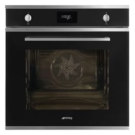 Smeg SFP6401TVN1 Forno Elettrico Multifunzione da Incasso Estetica Selezione Capacita 70 Litri Classe energetica A+ 10 Programmi Pirolitico Display LCD 60 cm Nero