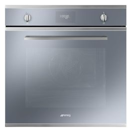 Smeg SFP6401TVS1 Forno Elettrico Multifunzione da Incasso Estetica Selezione Capacita' 70 Litri Classe energetica A+ 10 Programmi Pirolitico Display LCD 60 cm Silver