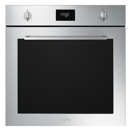 Smeg SFP6401TVX1 Forno Elettrico Multifunzione da Incasso Estetica Selezione Capacita' 70 Litri Classe energetica A+ 10 Programmi Pirolitico Display LCD 60 cm Inox