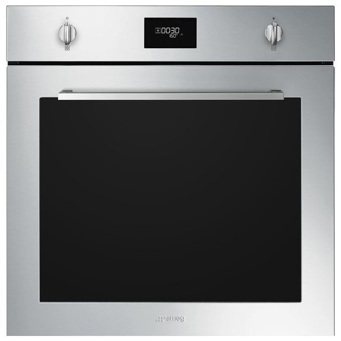 Smeg SFP6401TVX1 Forno Elettrico Multifunzione da Incasso Estetica Selezione Capacita' 70 Litri Classe energetica A+ 10 Programmi Pirolitico Display LCD 60 cm Inox