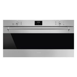 SMEG SFR9300X Estetica Classica Forno Elettrico Multifunzione da Incasso Capacita' 85 Litri Classe energetica A+ 8 Programmi Vapor Clean 90 cm Acciaio Inox