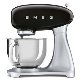 Smeg SMF02BLEU Estetica 50's Style Impastatrice Planetaria Robot da Cucina Capacita' 4,8 Litri Potenza 800 W 10 Livelli di Velocita' Nero