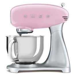 SMF02PKEU Estetica 50's Style Impastatrice Planetaria Robot da Cucina Capacita' 4,8 Litri Potenza 800 W 10 Livelli di Velocita' Rosa