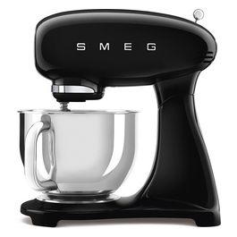 SMF03BLEU Estetica 50's Style Impastatrice Planetaria Robot da Cucina Capacita' 4,8 Litri Potenza 800 W 10 Livelli di Velocita' Nero