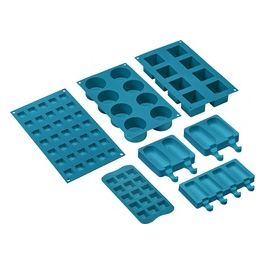 SMOLD Set con 7 Stampi in Silicone per Gelati, Ghiaccioli e Ghiaccio 