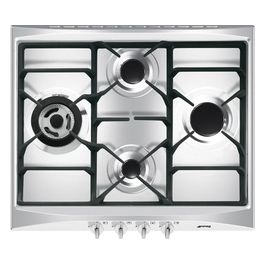 SR264XGH2 Piano Cottura a Gas 4 Zone 60 cm Inox