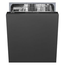 Smeg ST211DS Estetica Universale Lavastoviglie da Incasso a Scomparsa Totale 13 Coperti Classe energetica D 5 Programmi 60 cm Nero