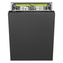 Smeg ST353BQL Estetica Universale Lavastoviglie da Incasso a Scomparsa Totale 14 Coperti Classe energetica B 10+1 Programmi 60 cm Nero