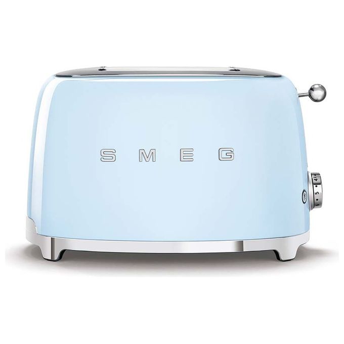 Smeg TSF01PBEU Estetica 50's Style Tostapane 2 Fette 6 Livelli di Doratura Azzurro