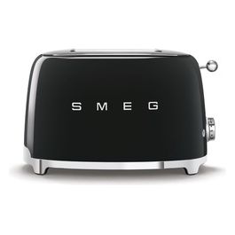 TSF01BLEU Estetica 50's Style Tostapane 2 Fette 6 Livelli di Doratura Nero