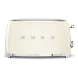 TSF02CREU Estetica 50's Style Tostapane 4 Fette 6 Livelli di Doratura Panna