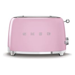 TSF01PKEU Estetica 50's Style Tostapane 2 Fette 6 Livelli di Doratura Rosa