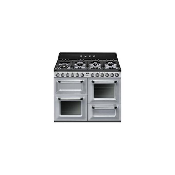 SMEG TR4110S1 Cucina a Gas Libera Installazione Victoria Silver ... SMEG TR4110S1 Cucina a Gas Libera Installazione Victoria Silver ...